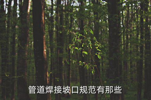 焊接坡口標(biāo)準(zhǔn)，管道焊接坡口規(guī)范有那些