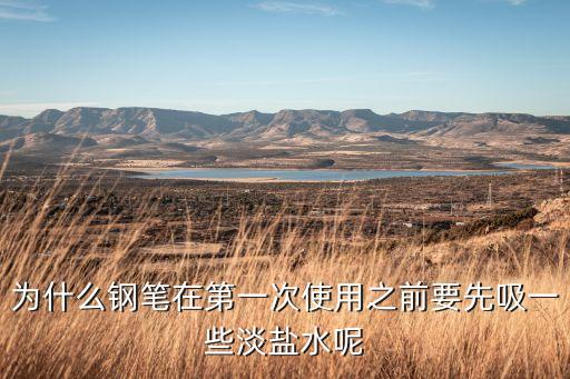 calb，為什么鋼筆在第一次使用之前要先吸一些淡鹽水呢