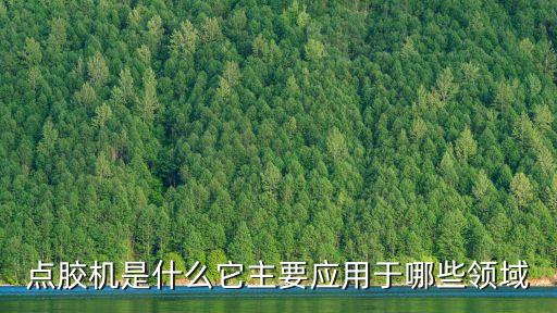 點膠機(jī)是什么它主要應(yīng)用于哪些領(lǐng)域