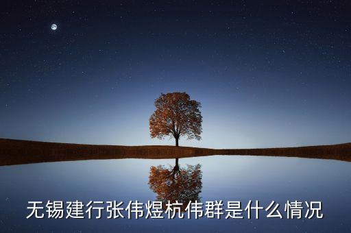 無錫建行張偉煜杭偉群是什么情況
