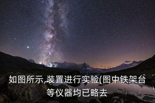 如圖所示,裝置進(jìn)行實(shí)驗(yàn)(圖中鐵架臺(tái)等儀器均已略去
