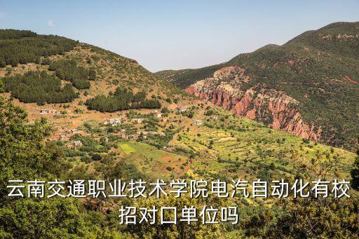 云南交通職業(yè)技術(shù)學(xué)院電汽自動化有校招對囗單位嗎