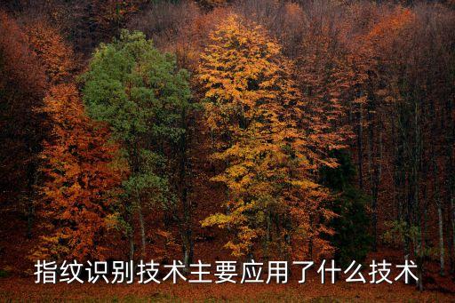 指紋科技，指紋技術(shù) 指紋算法 指紋產(chǎn)品 國(guó)內(nèi)有哪家研發(fā)