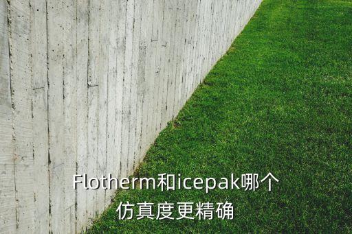 icepak，F(xiàn)lotherm和icepak哪個仿真度更精確