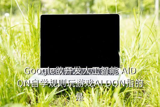 Google欲開發(fā)人工智能 AIDQN自學(xué)規(guī)則玩游戲AI DQN指的是