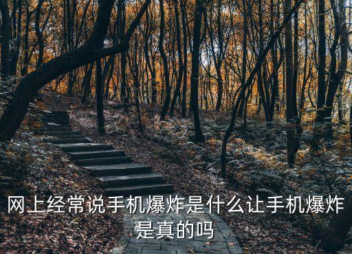 網(wǎng)上經(jīng)常說手機(jī)爆炸是什么讓手機(jī)爆炸是真的嗎