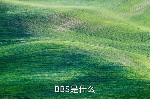 bbs論壇系統(tǒng)，BBS是什么
