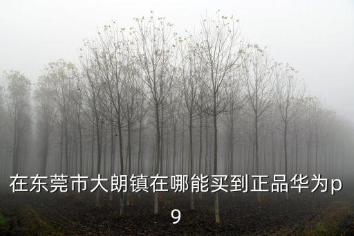 在東莞市大朗鎮(zhèn)在哪能買到正品華為p9