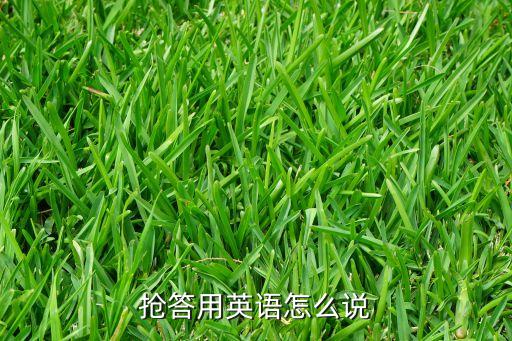 搶答，搶答的拼音