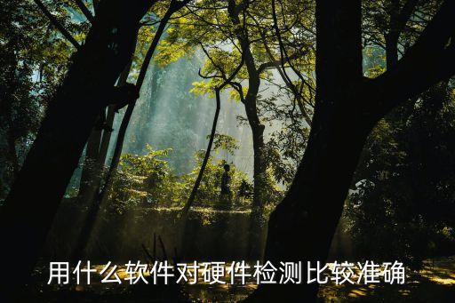 硬件測試，用什么軟件對硬件檢測比較準確