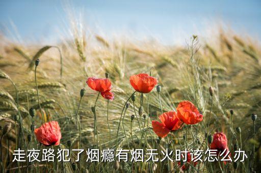 有煙無(wú)火，有煙無(wú)火怎么辦