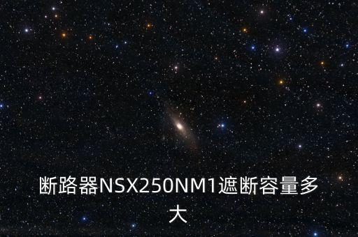 斷路器NSX250NM1遮斷容量多大
