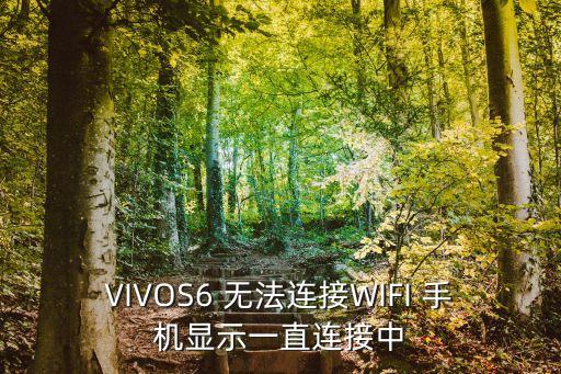 連接中，VIVOS6 無(wú)法連接WIFI 手機(jī)顯示一直連接中