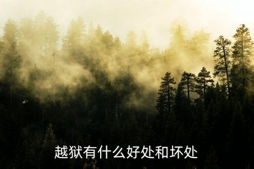 越獄有什么好處和壞處