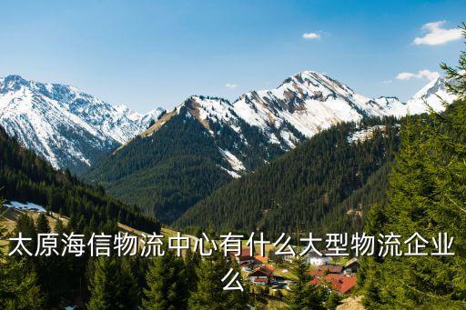 太原海信物流中心有什么大型物流企業(yè)么