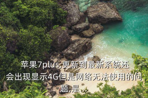  蘋果7plus,更新到最新系統(tǒng)還會出現(xiàn)顯示4G但是網(wǎng)絡(luò)無法使用的問題,是...