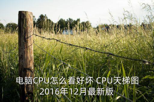 桌面處理器天梯圖，臺式電腦CPU排行