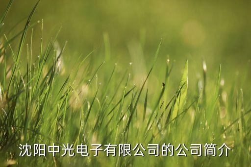 中光電，中光電信是個(gè)什么公司