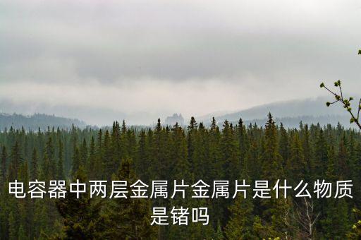 電容器中兩層金屬片金屬片是什么物質(zhì)是鍺嗎