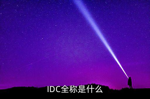 IDC全稱是什么