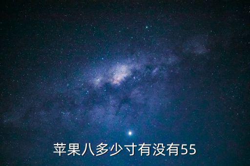 蘋果八多少寸有沒有55