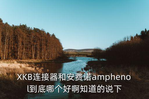 XKB連接器和安費(fèi)諾amphenol到底哪個(gè)好啊知道的說下