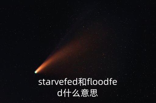 starvefed和floodfed什么意思