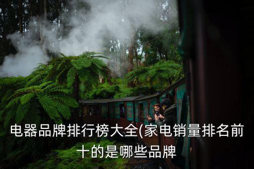 電器品牌排行榜大全(家電銷量排名前十的是哪些品牌