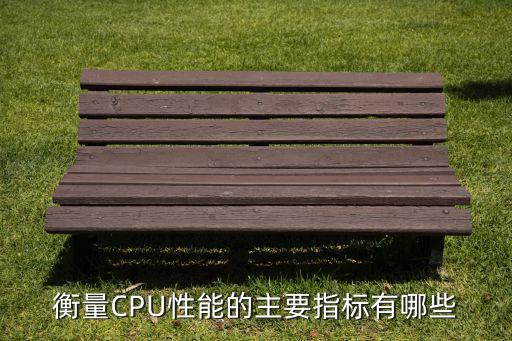 衡量CPU性能的主要指標(biāo)有哪些