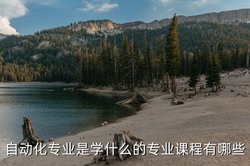 自動化專業(yè)是學(xué)什么的專業(yè)課程有哪些