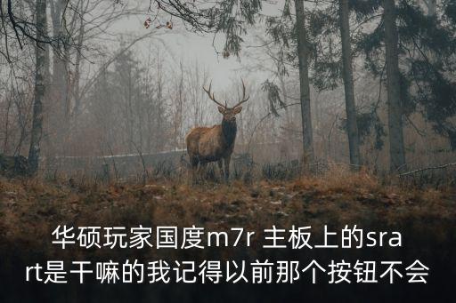 華碩玩家國度m7r 主板上的srart是干嘛的我記得以前那個按鈕不會