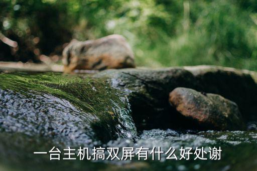 一臺主機搞雙屏有什么好處謝