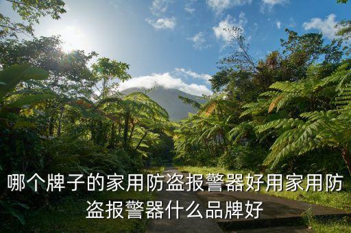 哪個牌子的家用防盜報警器好用家用防盜報警器什么品牌好
