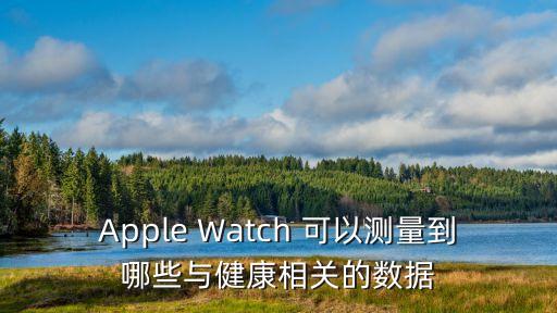 Apple Watch 可以測(cè)量到哪些與健康相關(guān)的數(shù)據(jù)