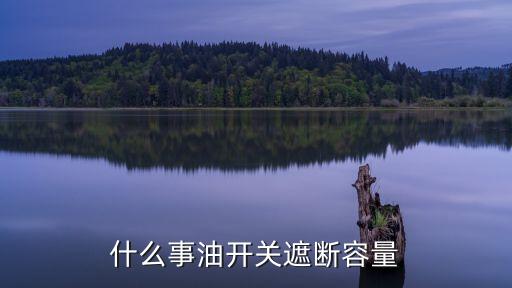 什么事油開關(guān)遮斷容量