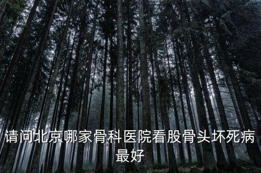 請問北京哪家骨科醫(yī)院看股骨頭壞死病最好