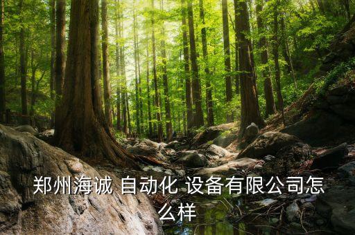  鄭州海誠(chéng) 自動(dòng)化 設(shè)備有限公司怎么樣