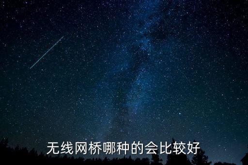 無線網(wǎng)橋哪種的會比較好