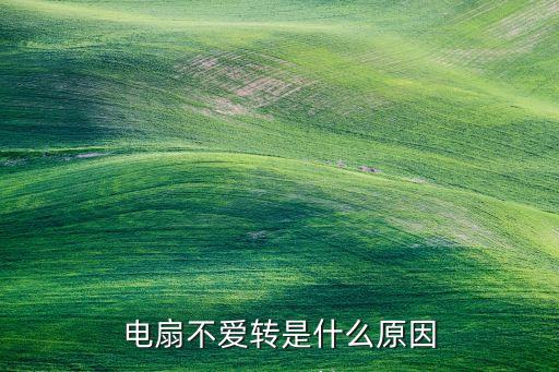 電風(fēng)扇不轉(zhuǎn)是什么原因，電扇不愛轉(zhuǎn)是什么原因
