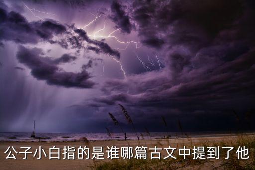 公子小白指的是誰(shuí)哪篇古文中提到了他