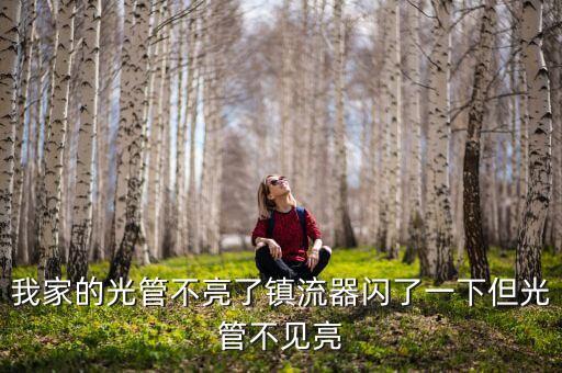 我家的光管不亮了鎮(zhèn)流器閃了一下但光管不見亮