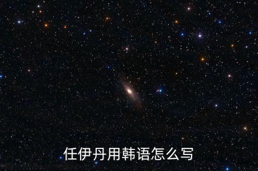 renyi，任伊丹用韓語怎么寫