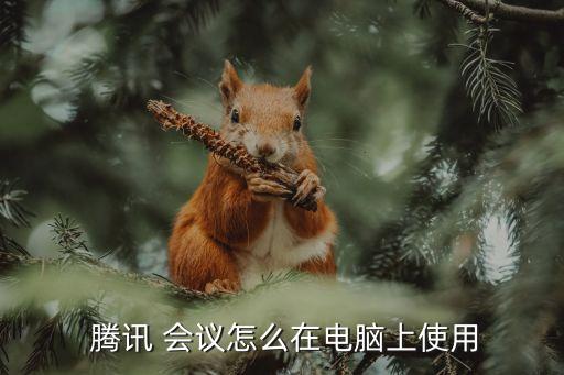  騰訊 會議怎么在電腦上使用
