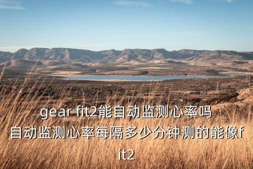 gear fit2能自動(dòng)監(jiān)測(cè)心率嗎自動(dòng)監(jiān)測(cè)心率每隔多少分鐘測(cè)的能像fit2