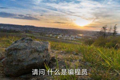 請(qǐng)問(wèn) 什么是編程員