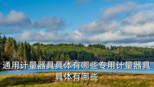 計(jì)器，通用計(jì)量器具具體有哪些專用計(jì)量器具具體有哪些