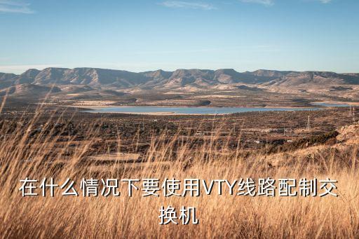 在什么情況下要使用VTY線路配制交換機