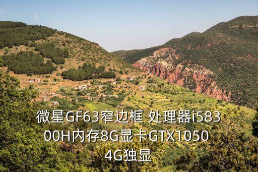 微星GF63窄邊框 處理器i58300H內(nèi)存8G顯卡GTX1050 4G獨(dú)顯