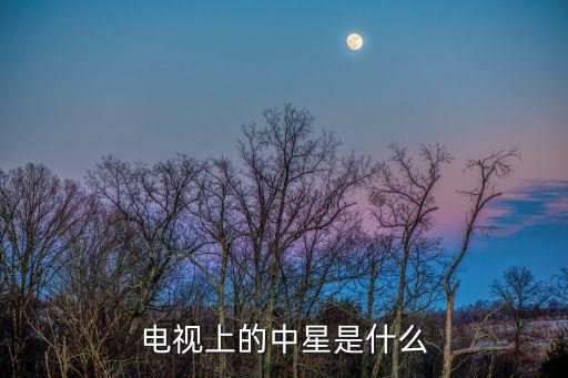 電視上的中星是什么