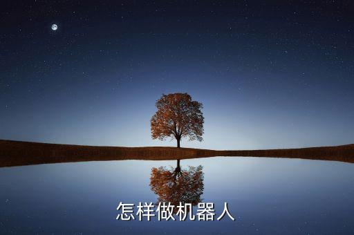 怎樣做機器人
